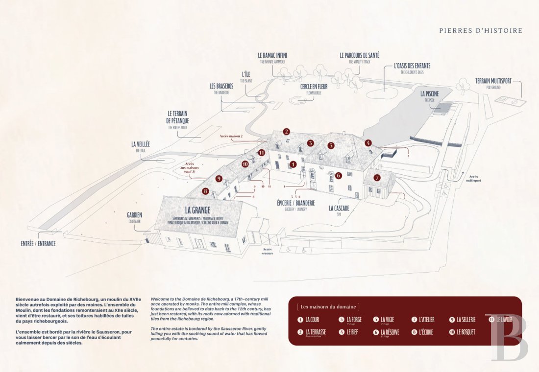Dans les Yvelines, au nord de Houdan,  un ensemble de maisons autour d’un ancien moulin du 17e siècle - photo  n°32
